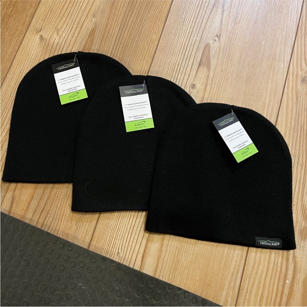 Classic Black Beanie Set for Men